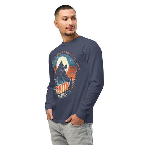 Faith Climb long-sleeve shirt Christian Bible Verse T-Shirt